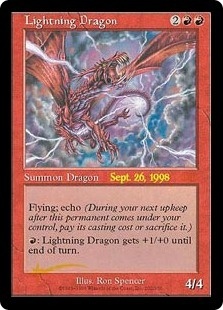 Lightning Dragon (Prerelease Foil)